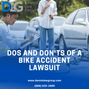 Dos and Don’ts of a Bike Accident Lawsuit